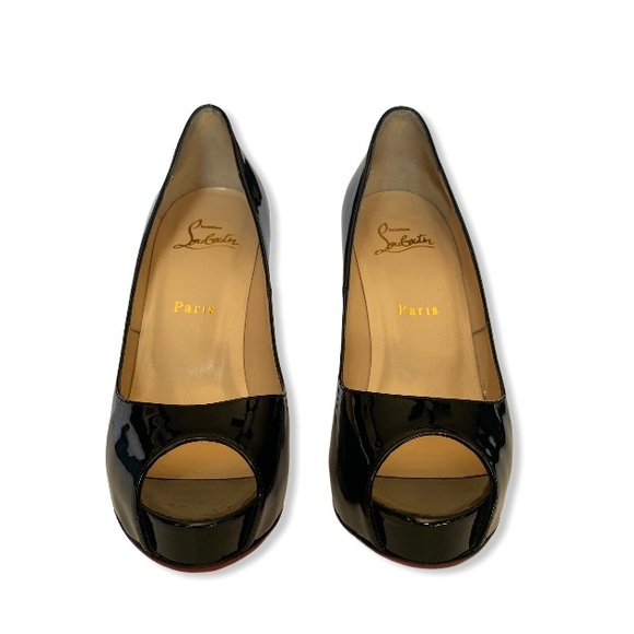 CHRISTIAN LOUBOUTIN • New Very Prive 120 Black - Picture 2 of 9